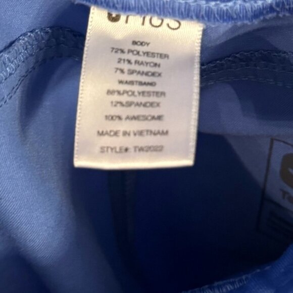 Figs Limited Edition Kayne Moto Jogger Scrub Pants Ceil Blue XXS - Picture 4 of 7